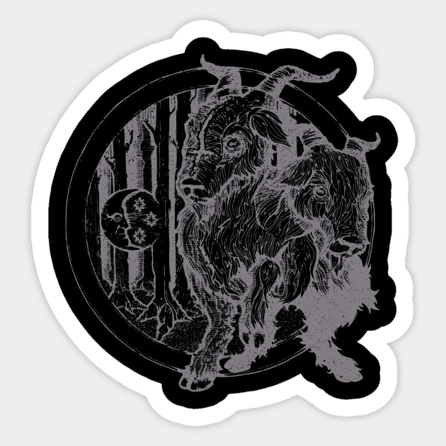 Goat Sticker by Goat Lord